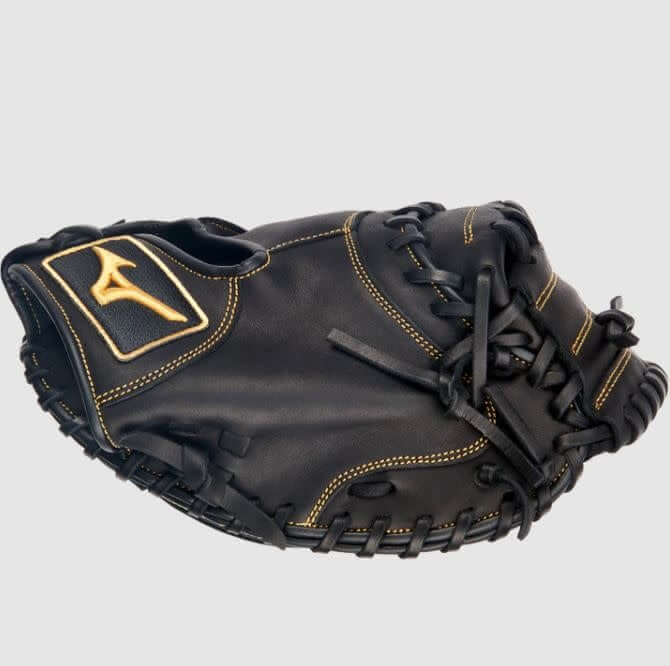 Mizuno GXC50PB4 MVP Prime Catcher's Mitt, 34, Right Hand, Black-Almond