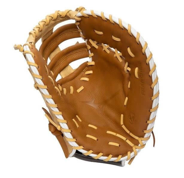 Mizuno GXF90B4 Franchise FBM 12.5 RH Tan-Brown full grain leather shell and laced binding