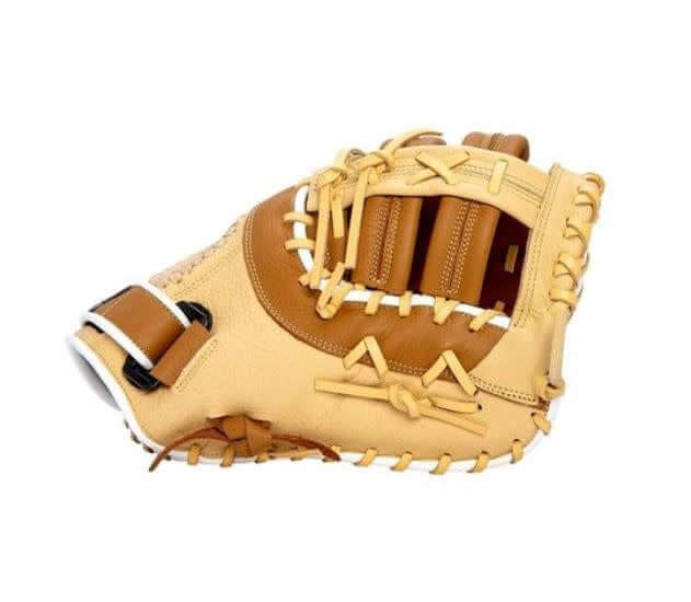 Mizuno GXF90B4 Franchise FBM 12.5 RH Tan-Brown full grain leather shell and laced binding