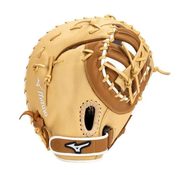 Mizuno GXF90B4 Franchise FBM 12.5 RH Tan-Brown full grain leather shell and laced binding