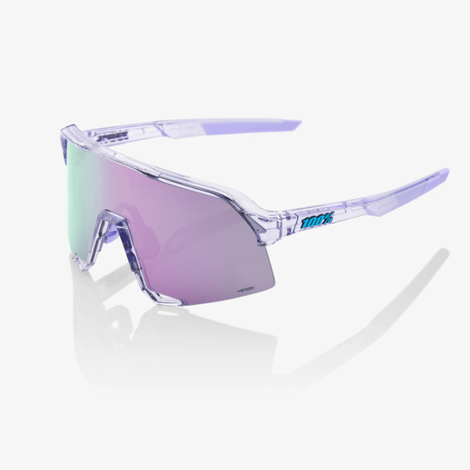 S3 Polished Translucent Lavender Sunglasses with HiPER Lavender Mirror Lens