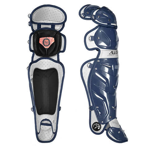 Navy All-Star Series 7 Adult Leg Guard, lightweight and breathable