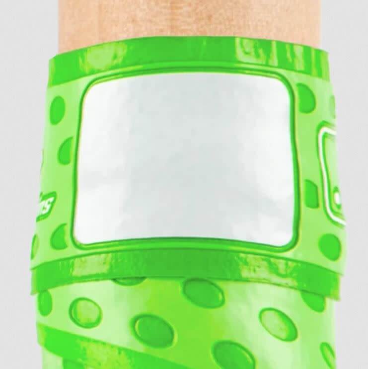 Green 1.1mm Lizard Skins DSP Bat Grip with full adhesive back and pre-cut ends