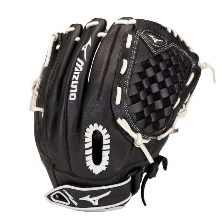 Mizuno GPSL1201 Prospect Select 12 Black-Brown LHT durable full grain leather shell with ButterSoft Palm Liner for comfort.