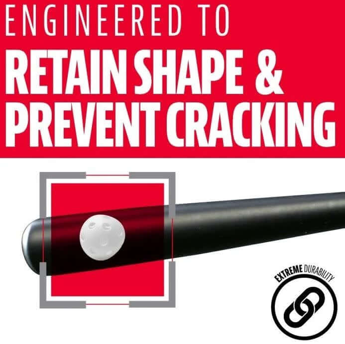 Franklin MLB 5” Indestruct-A-Ball Micro Baseball White, ultra-durable and nearly unbreakable training ball