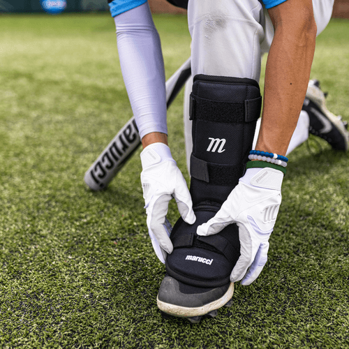Marucci Leg Guard Black with Removable Foot Cap