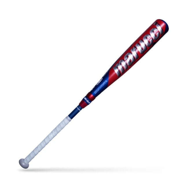 Marucci Cat9 Connect America -8 baseball bat with carbon composite handle and AZR alloy barrel.
