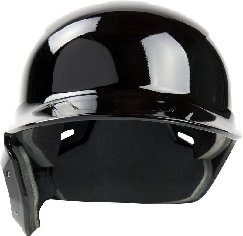 Rawlings MACH Single Ear Left Handed Batting Helmet - Gloss Black