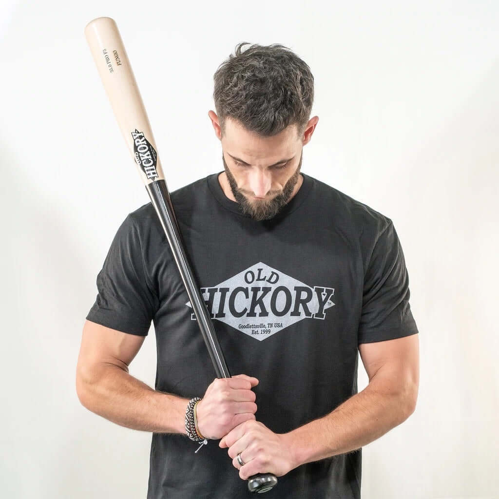 Old Hickory F3 36 Maple Fungo Bat with flared knob