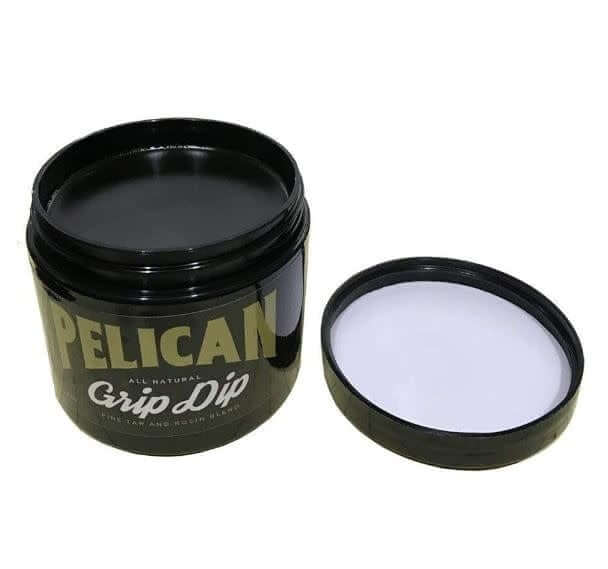 Pelican Bat Wax Grip Dip in a 4 oz. plastic jar with screw top lid