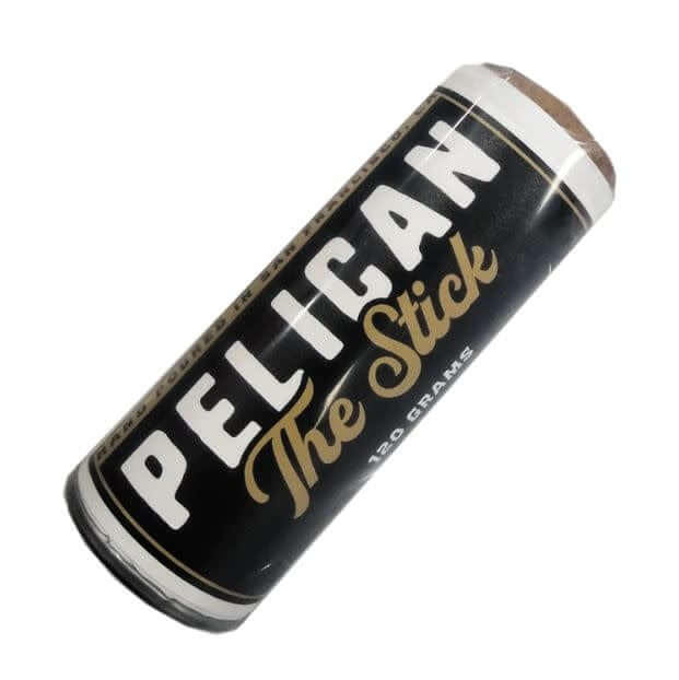 Pelican Bat Wax The Stick Pine Tar Brown in a tear-away paper tube