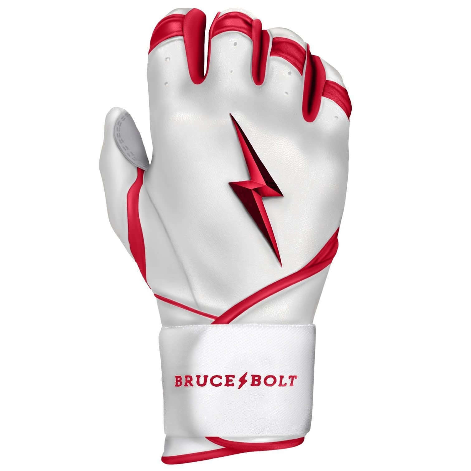 BRUCE BOLT Premium Pro Bader Series Long Cuff Batting Gloves in new bag