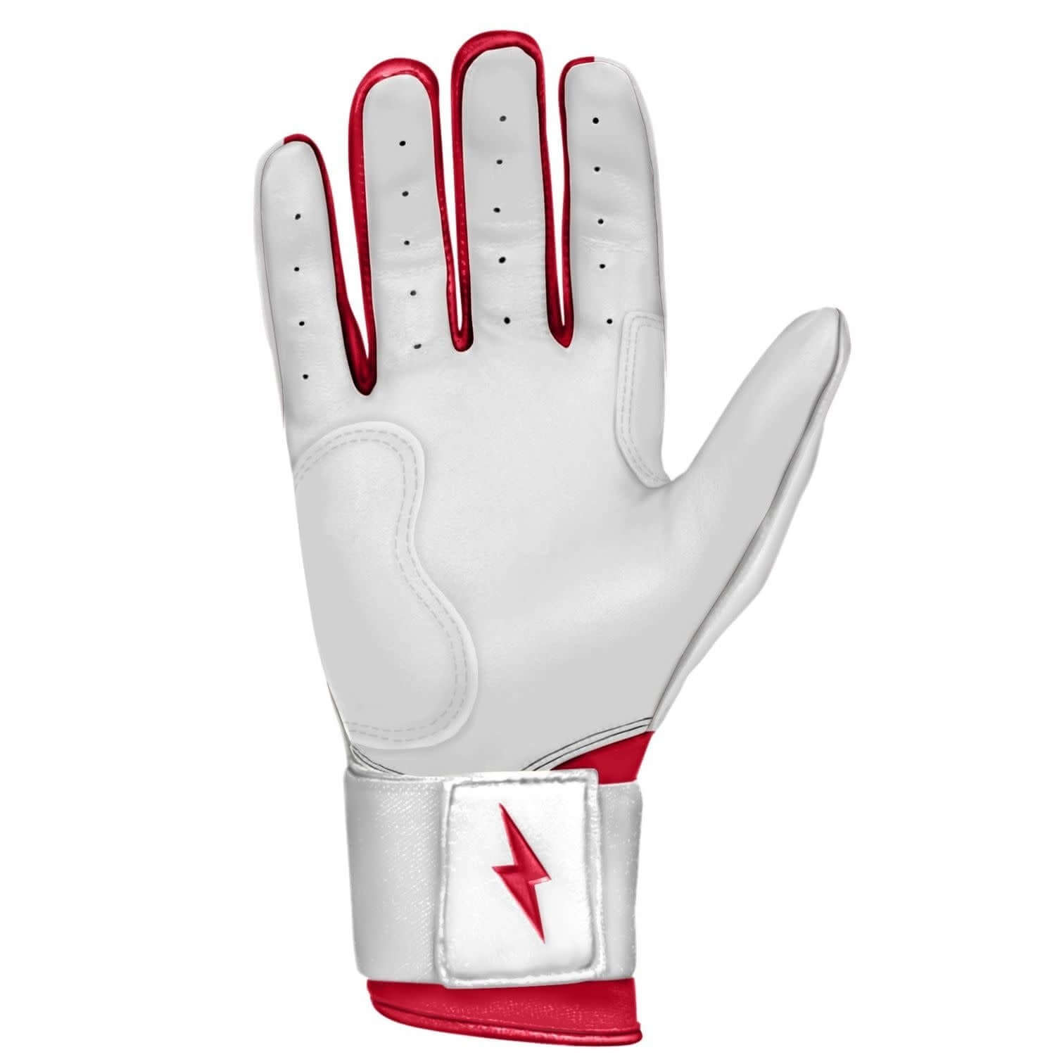 BRUCE BOLT Premium Pro Bader Series Long Cuff Batting Gloves in new bag