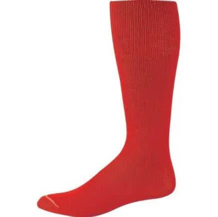 Pro Feet All-Sport Over-the-Calf Socks 7-9, ribbed leg, lightweight, non-cushioned, polyester blend.