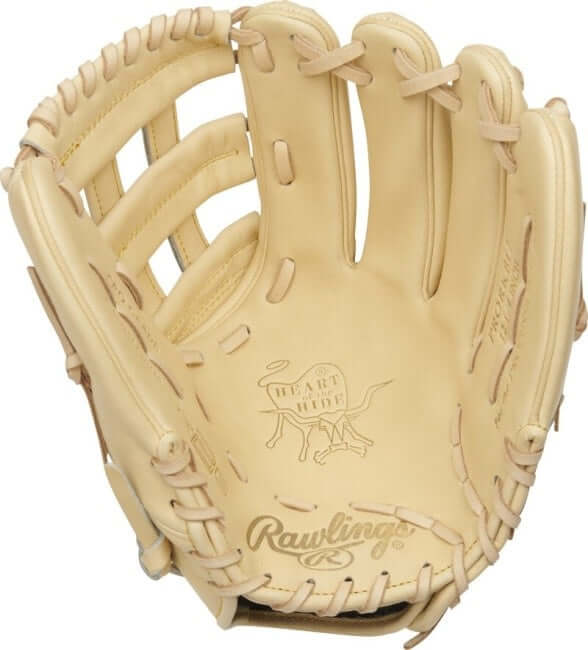 Rawlings Heart of the Hide R2G KB17 12.25-inch glove, camel design, game-ready, pro quality, large pocket, versatile, RHT.