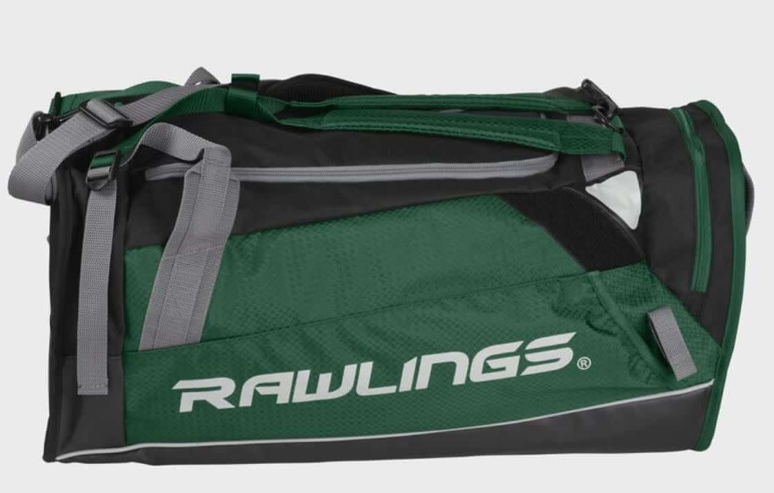 Rawlings R601 Dark Green Backpack with easy-to-clean tarpaulin bottom
