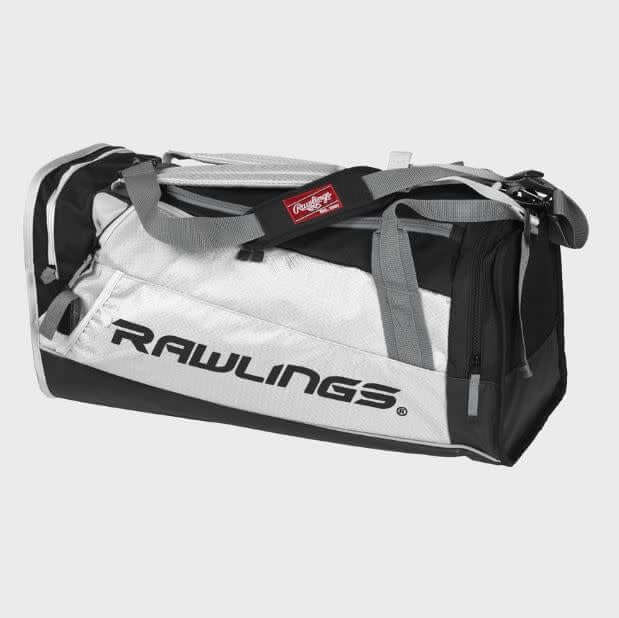 Rawlings R601 White Backpack with Velcro strip for batting gloves