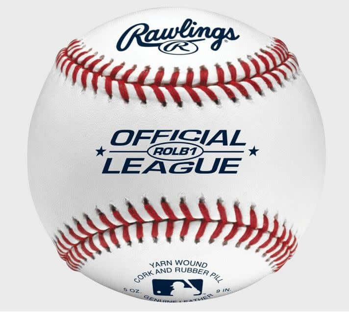 Rawlings Competition Baseballs with composite cork and rubber center