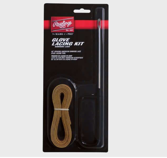 Rawlings Glove Lacing Kit with 5-inch needle and rawhide lace