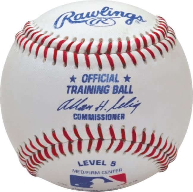 Rawlings Level 5 Baseball, medium/firm polyurethane center, pro-style seam, MLB training ball.