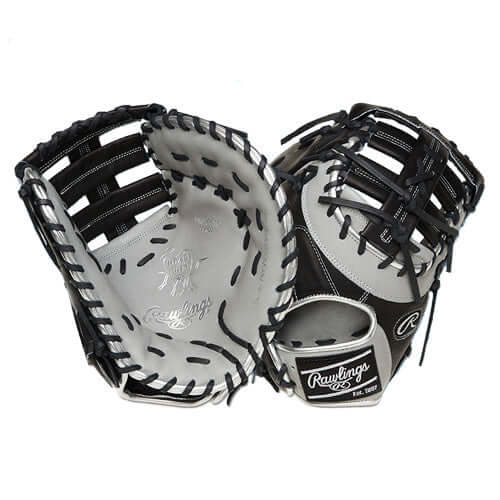 Rawlings ColorSync 7.0 13-inch black-and-gray first base mitt