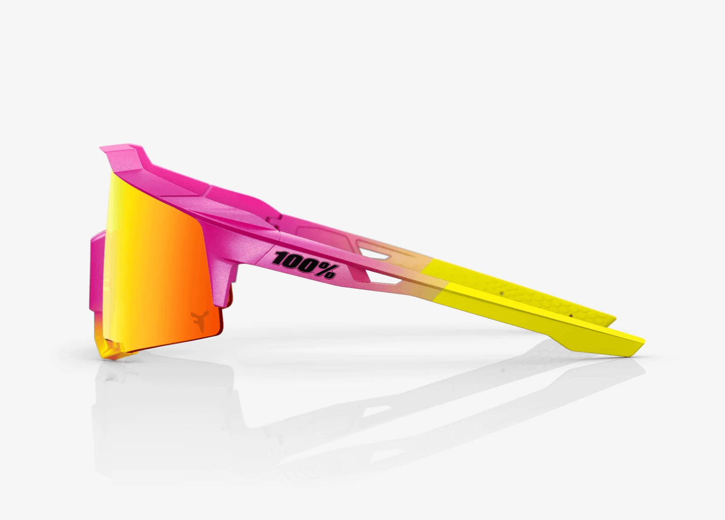 100% Speedcraft Fernando Tatis JR Special Edition Sunglasses Metallic Pink to Yellow