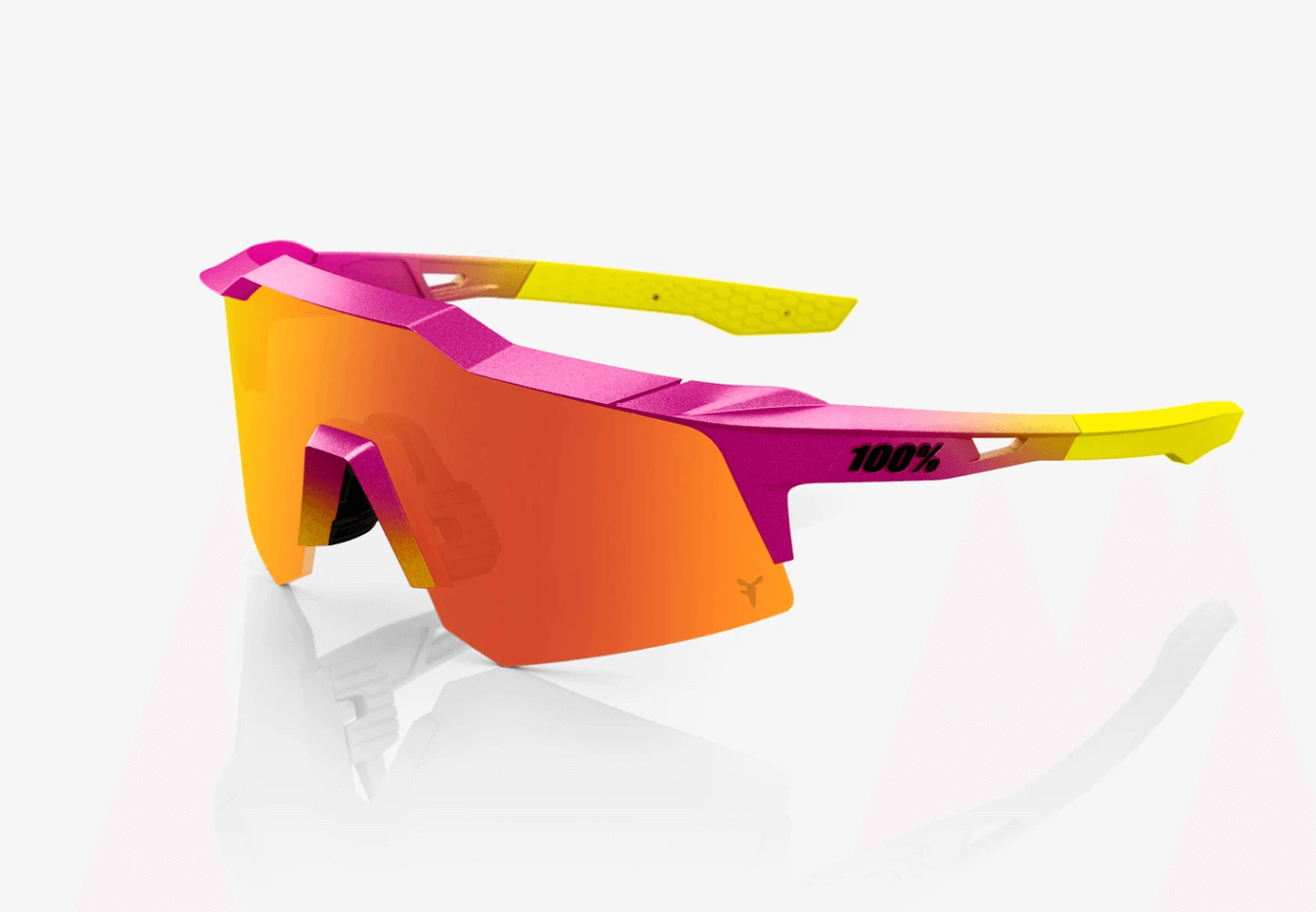 Speedcraft XS sunglasses, Fernando Tatis Jr edition, metallic pink fading to yellow