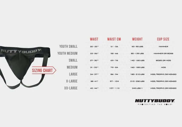 NuttyBuddy Black Jock Youth with 2-inch waist band