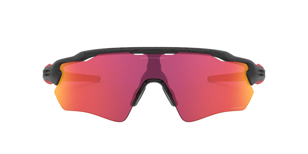 Oakley Radar Ohtani Black sunglasses, sleek design with black frame and lenses.