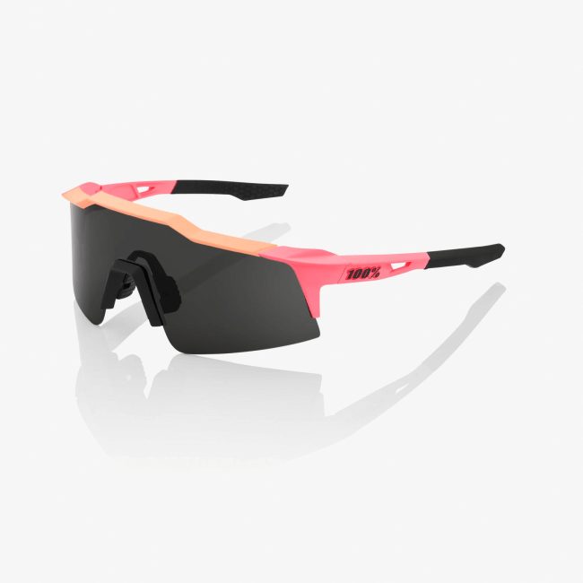 100% SPEEDCRAFT SL sunglasses with shorter lens profile and compact nose bridge, ideal for smaller faces.