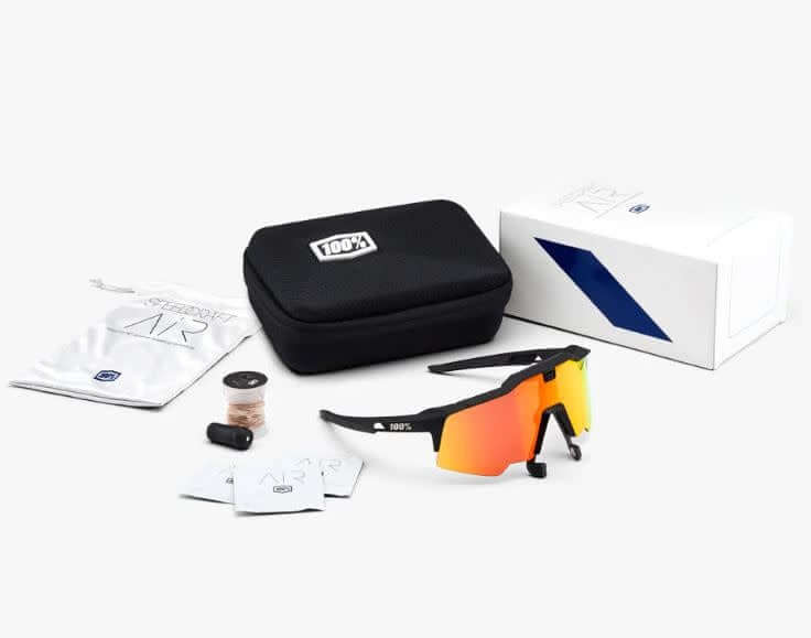 100% SPEEDCRAFT AIR performance eyewear with built-in nasal dilator and 360-degree visibility