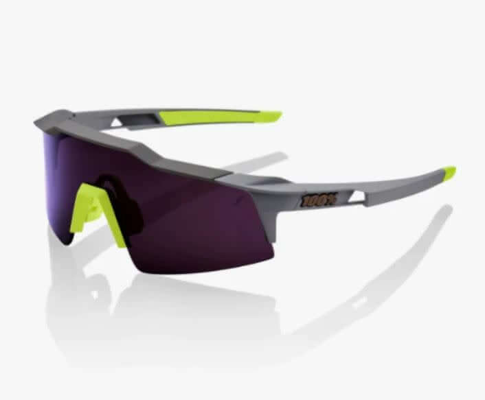 100% SPEEDCRAFT SL sunglasses with shorter lens profile and compact nose bridge, ideal for smaller faces.