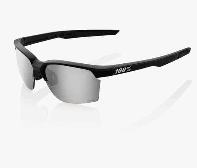Sportcoupe sunglasses with optically correct decentered spherical dual lens
