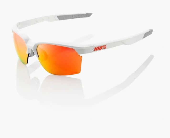Sportcoupe sunglasses with optically correct decentered spherical dual lens