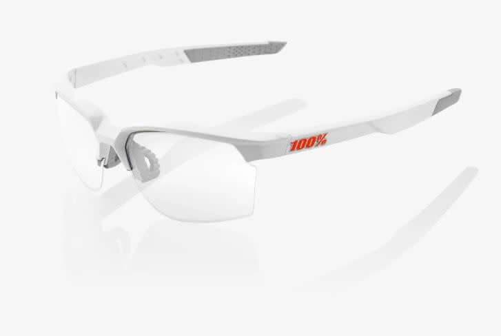 Sportcoupe sunglasses with optically correct decentered spherical dual lens