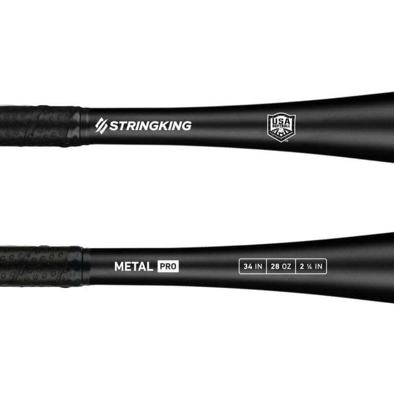 Stringking Metal Pro Slowpitch 34/28 softball bat with premium aluminum alloy