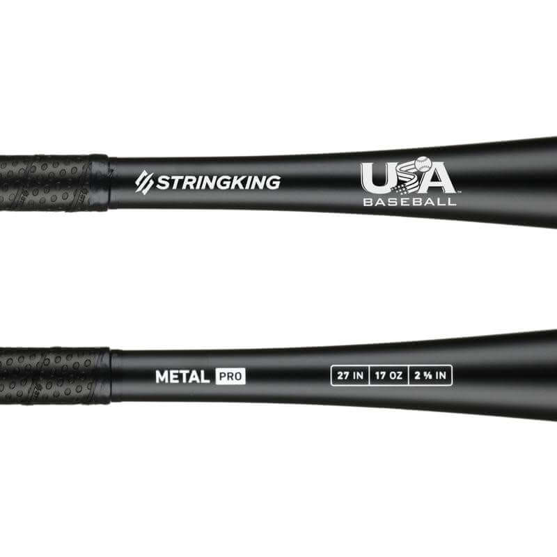 StringKing Metal Pro USABat baseball bat with 2 ?” barrel diameter