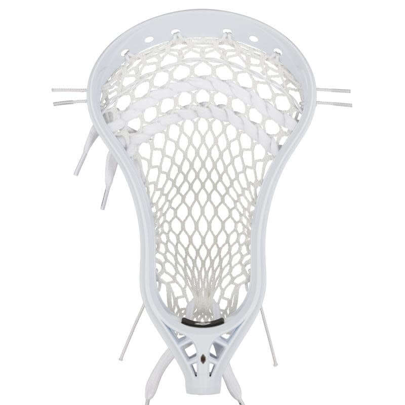 Stringking Mark 2A Attack Lacrosse Head, Strung, Mid-Pocket, 4s Mesh, White