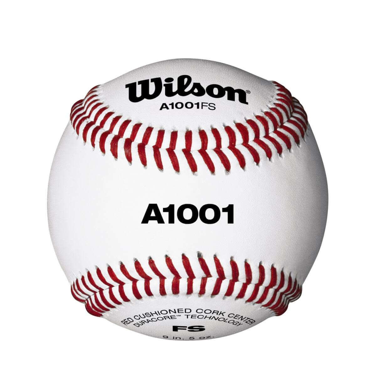 Wilson A1001 Baseballs with Dura-Core Technology for improved hardness retention
