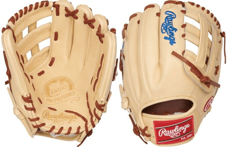Rawlings Pro Preferred H Web K Bryant Gameday glove front view