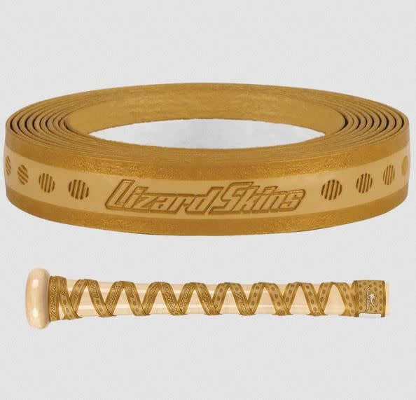 Lizard Skins DSP Ultra X Bat Grip in Vegas Gold, 0.5mm thickness