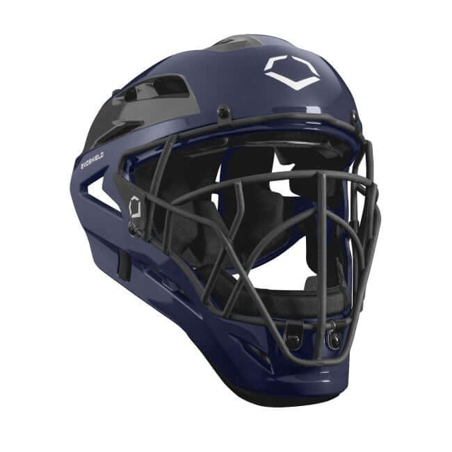 Evoshield Pro-Srz Catcher's Helmet Black with Windpact shock-absorbing padding system
