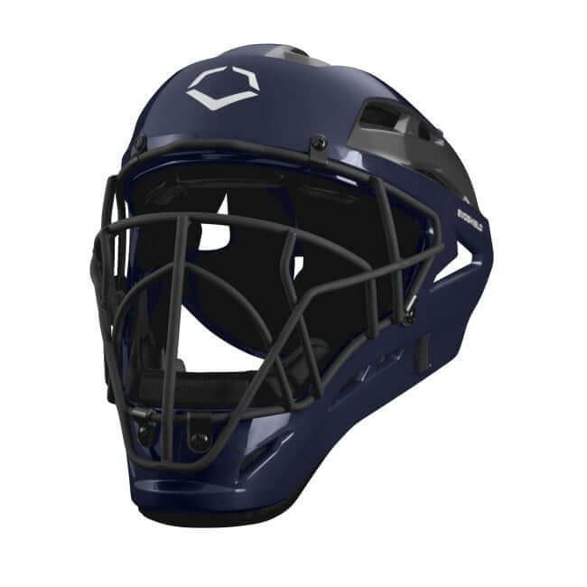 Evoshield Pro-Srz Catcher's Helmet Black with Windpact shock-absorbing padding system