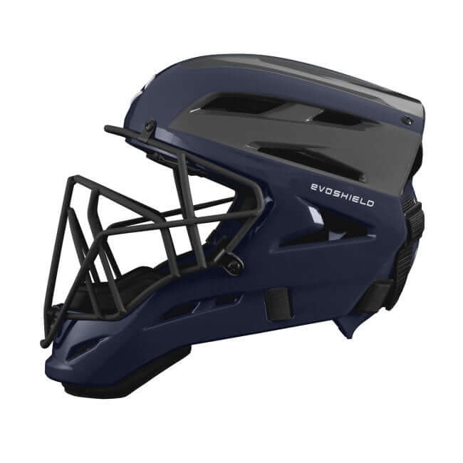 Evoshield Pro-Srz Catcher's Helmet Black with Windpact shock-absorbing padding system