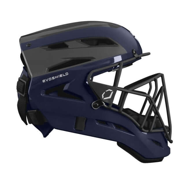 Evoshield Pro-Srz Catcher's Helmet Black with Windpact shock-absorbing padding system