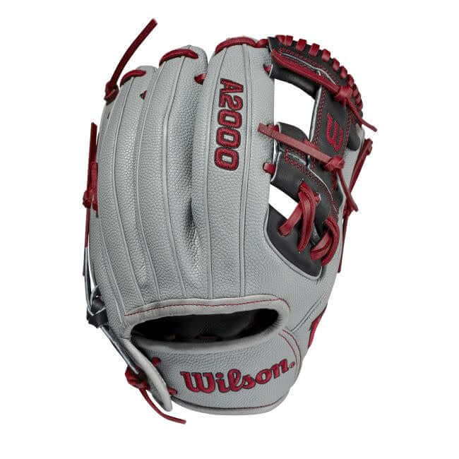 Wilson A2000 DP15SS 11.5 SuperSkin Grey/Black baseball glove for middle infielders