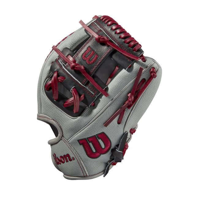 Wilson A2000 DP15SS 11.5 SuperSkin Grey/Black baseball glove for middle infielders