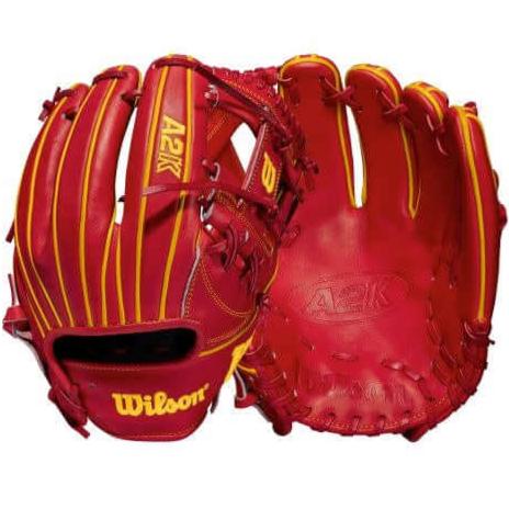 Wilson A2K Ozzie Albies Red Glove - Main Image