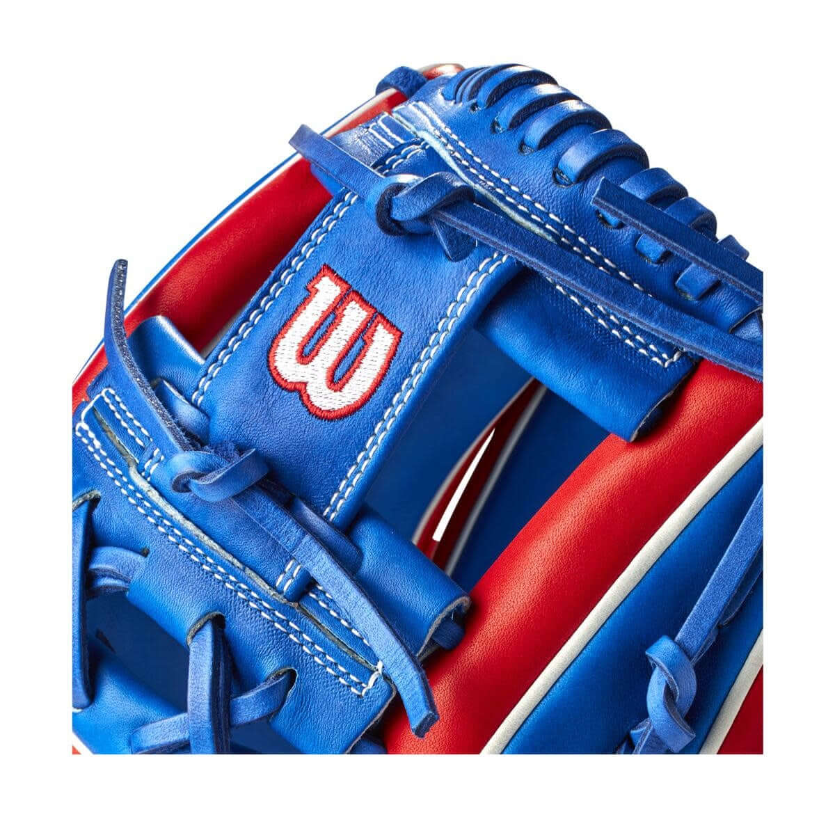 Dominican Republic flag on Wilson A2000 1786 Country Pride Series 11.5 Infield Glove.
