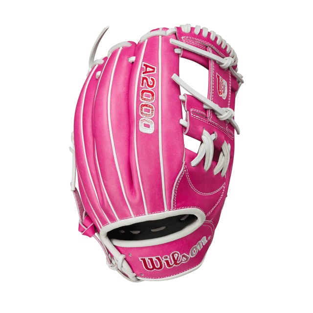 Wilson A2000 GOTM February 2023 Flamingo Pink 1787 Infielder's Glove 11.75 inches